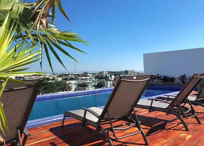 Luxe Top-floor Incredible Roof Pool At Complex Apartment
